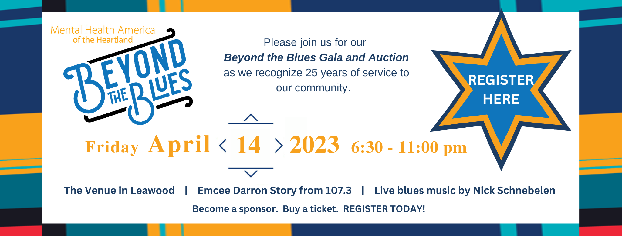 Beyond the Blues Gala and Auction as we recognize 25 years of service to our community.